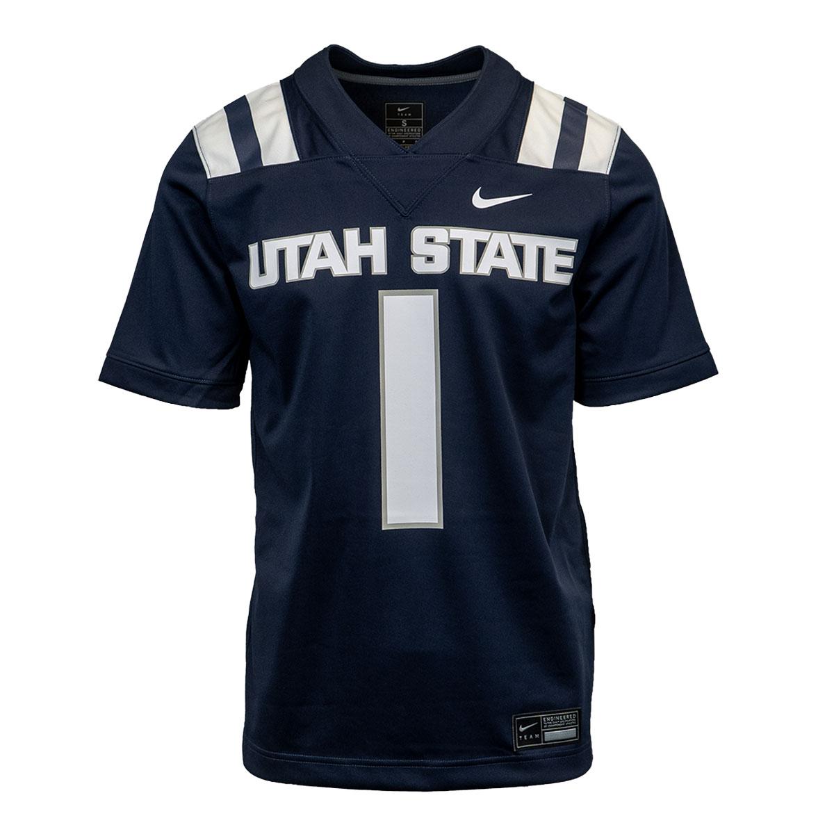 Men's Nike Sideline Utah State Replica Football Jersey USU Campus Store